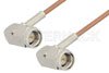SMA Male Right Angle to SMA Male Right Angle Cable Using RG178 Coax, RoHS