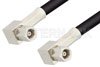 SMC Plug Right Angle to SMC Plug Right Angle Cable Using RG174 Coax, RoHS