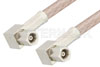 SMC Plug Right Angle to SMC Plug Right Angle Cable Using RG316 Coax, RoHS