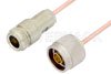 N Male to N Female Cable Using RG405 Coax