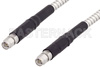 SMA Male to SMA Male Low Loss Cable 60 Inch Length Using PE-P142LL Coax with HeatShrink