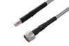 N Male to SMA Male Low Loss Cable Using PE-P142LL Coax with HeatShrink