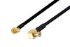SMP Female Right Angle to MCX Plug Right Angle Cable Using PE-SR405FLJ Coax , LF Solder in 36 Inch