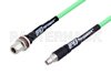 SMA Male to N Female Bulkhead Low Loss Test Cable Using PE-P300LL Coax