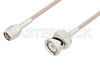 SMA Male to BNC Male Cable Using 75 Ohm RG179 Coax