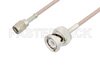 Reverse Polarity SMA Male to BNC Male Cable Using RG316 Coax, LF Solder, RoHS