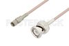 10-32 Male to BNC Male Cable Using RG316 Coax, LF Solder, RoHS