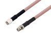 SMA Male to Reverse Polarity SMA Female Cable Using RG142 Coax with HeatShrink in 50CM