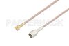 Snap-On MMBX Plug Right Angle to SMA Male Cable Using RG316 Coax