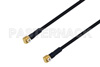 Snap-On MMBX Plug Right Angle to Snap-On MMBX Plug Right Angle Cable Using PE-SR405FLJ Coax