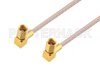 SSMC Plug Right Angle to SSMC Plug Right Angle Cable Using RG316 Coax