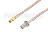 SMA Female Bulkhead to SSMC Plug Cable Using RG316-DS Coax