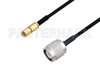 SSMC Plug to TNC Male Cable Using PE-SR405FLJ Coax