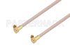SSMC Plug Right Angle to SSMC Plug Right Angle Cable Using RG316-DS Coax