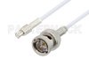 50 Ohm MCX Plug to 75 Ohm BNC Male Cable Using 75 Ohm RG187 Coax