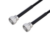Outdoor Rated 4.3-10 Male to 4.3-10 Male Low PIM Cable Using SPO-250 Coax Using Times Microwave Parts