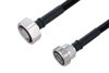 Fire Rated 7/16 DIN Male to 7/16 DIN Female Low PIM Cable Using SPF-375 Coax Using Times Microwave Parts