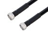 Outdoor Rated 4.3-10 Male to 4.3-10 Male Low PIM Cable Using SPO-500 Coax Using Times Microwave Parts
