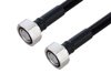 Fire Rated 7/16 DIN Male to 7/16 DIN Male Low PIM Cable Using SPF-500 Coax Using Times Microwave Parts