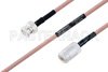 MIL-DTL-17 BNC Male to N Female Cable Using M17/60-RG142 Coax