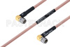 SMA Male Right Angle to SMA Male Right Angle Cable Using M17/60-RG142 Coax