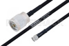 MIL-DTL-17 N Male to SMA Male Cable Using M17/84-RG223 Coax