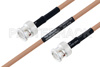 MIL-DTL-17 BNC Male to BNC Male Cable Using M17/128-RG400 Coax