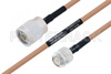 MIL-DTL-17 N Male to TNC Male Cable Using M17/128-RG400 Coax