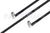 MIL-DTL-17 SMA Male Right Angle to SMA Male Right Angle Cable Using M17/28-RG58 Coax