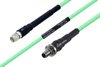 Temperature Conditioned SMA Male to SMA Female Bulkhead Low Loss Cable Using PE-P142LL Coax