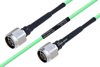 Temperature Conditioned N Male to N Male Low Loss Cable Using PE-P160LL Coax