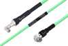Temperature Conditioned SMA Male Right Angle to TNC Male Right Angle Low Loss Cable Using PE-P300LL Coax