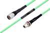 Temperature Conditioned N Male to N Female Bulkhead Low Loss Cable Using PE-P300LL Coax