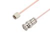 SMA Male to BNC Male Cable Using RG405 Coax , LF Solder