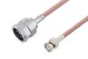 N Male to BNC Male Cable Using RG142 Coax