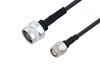 N Male to TNC Male Cable Using LMR-195 Coax with HeatShrink, LF Solder