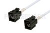 Black FAKRA Jack to FAKRA Jack Cable Using RG188-DS Coax
