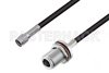 Reverse Polarity SMA Male to N Female Bulkhead Cable Using RG58 Coax