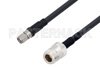 SMA Male to N Female Cable Using LMR-240-UF Coax with HeatShrink