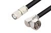 HN Male to 7/16 DIN Male Right Angle Cable Using RG217 Coax
