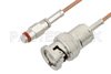 10-32 Female to BNC Male Cable Using RG178 Coax