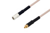 SMB Plug to MMCX Plug Cable Using RG316-DS Coax with HeatShrink