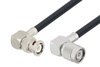 BNC Male Right Angle to TNC Male Right Angle Cable Using LMR-240-UF Coax