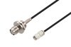 Reverse Polarity TNC Female Bulkhead to Reverse Polarity SMA Male Cable Using LMR-100 Coax