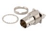12G SDI 75 Ohm BNC Female Bulkhead Mount Connector Solder Attachment 0.062