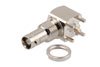12G SDI 75 Ohm HD-BNC Female Right Angle Bulkhead Mount Connector Solder Attachment Thru Hole PCB