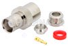 BNC Female Connector Clamp/Solder Attachment for RG59B/U, RG62, RG71