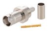 BNC Female Connector Crimp/Solder Attachment for PE-C195, PE-P195, RG58, RG141, RG303, LMR-195, 0.195 inch