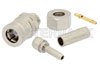 SMB Plug Connector Crimp/Solder Attachment for RG178, RG196