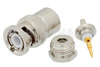 BNC Male Connector Clamp/Solder Attachment for RG174, RG316, RG188, .100 inch, PE-B100, PE-C100, LMR-100